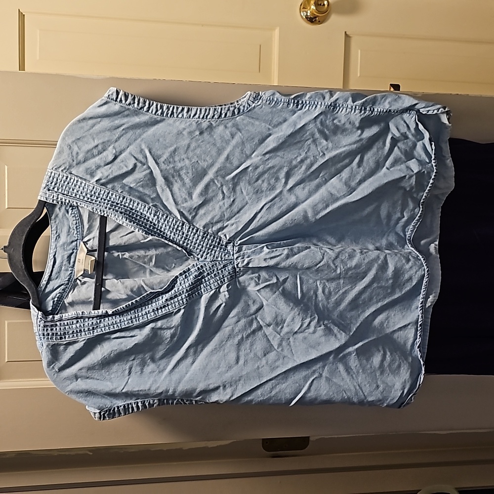 Chambray denim shirt